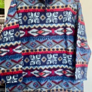 Colorful Geometric Patterned Pullover